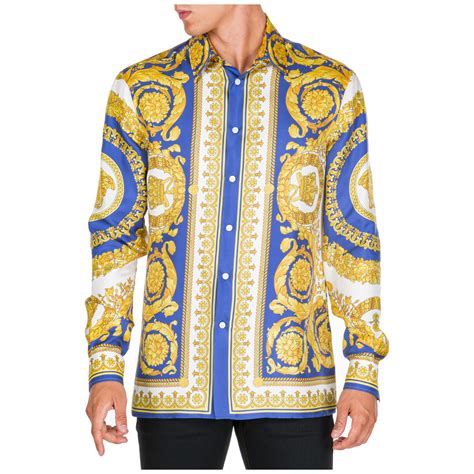 dress shirt versace men|Versace collection men shirt.